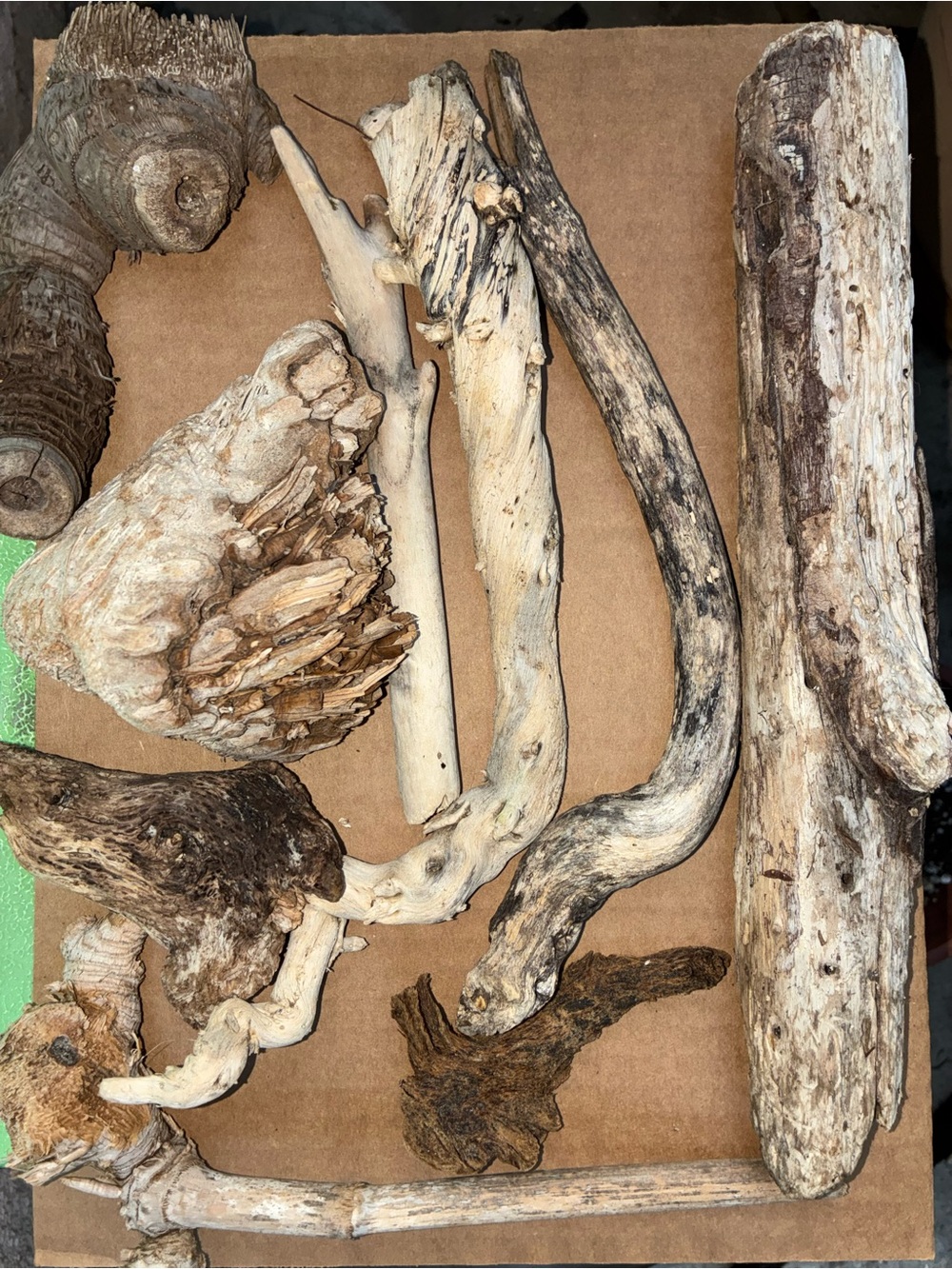 Driftwood bundle with various pieces of weathered wood #beachvibes #coastal